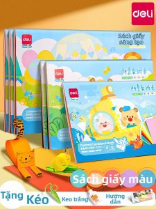 deli | Giấy Cardstock Dày Đa Màu DIY Vẽ và Handmade