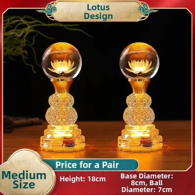 Colorful Lotus LED Eternal Light for Worship