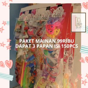 Paket Usaha Mainan 3 Renceng Isi 150pcs Random