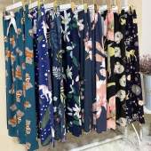 Women’s Flower Design Square Pants S-XXL