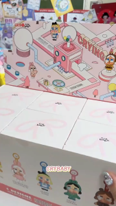 Crybaby Crying Again Series Figures Vinyl Face Doll Crybaby Pendant Keychain Stuffed Doll Plush Toy Collectors Birthday Gifts