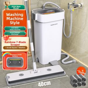 Joybos | Dry & Wet Use Hand-Free Flat Mop