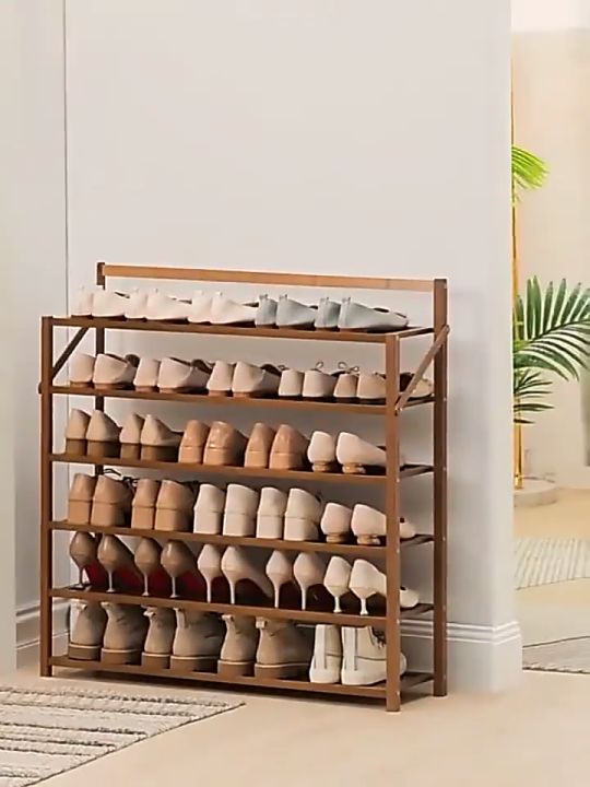 Bamboo Shoe Rack Bamboo Folding Shoe Rack - Modern, Eco-Friendly ...