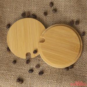 Dustproof Wooden Cup Lid for Glass and Ceramic Cups