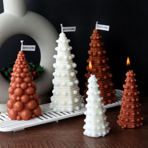 3D Silicone Mold Christmas Tree DIY Handmade Candle Gypsum Decorative Gift Home Decoration Holiday Gifts