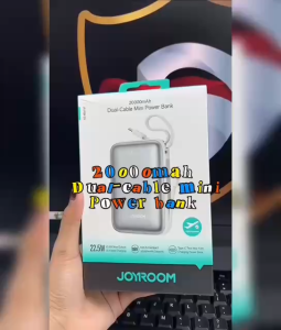 Joyroom PBF29 3C Certified Powerbank 20K mAh Fast Charging | Built-in Type-C & Lightning + LED Display for iPhone/Android