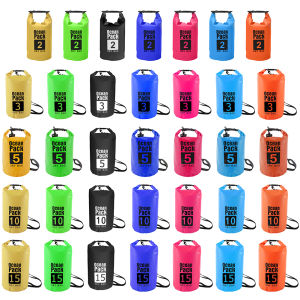 [Bside Tool Store] Waterproof Dry Bag Pack for Swimming and Rafting Durable Waterproof Material with Multiple Compartments