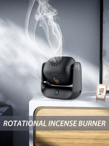 Rotatable Electronic Incense Burner New Rotational Aroma Machine High Quality Arabian Censer USB Rechargeable Gift Set