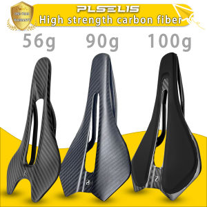 Plselis Full Carbon Saddle Light Road Bike Cushion Weight 56g/90g/100g Waterproof and Wear-Resistant Ergonomic Design