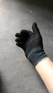 12Pair Safety Gloves Kaos Tangan Kerja Sarung Tangan Kerja Bangunan Anti Selip Nilon