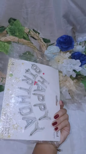 Paket Dekorasi Ulang Tahun Tema Rose Petal Pink Birthday Decoration set Murah