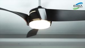 MT Edma 56in Arco Kipas Angin Gantung Plafon dengan LED 18W dan Remote Control