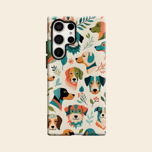 Cartoon Dogs Luxury Fashion Full Lens Protective Case for Samsung Galaxy S26 S25 S24 A56 A36 Plus Ultra