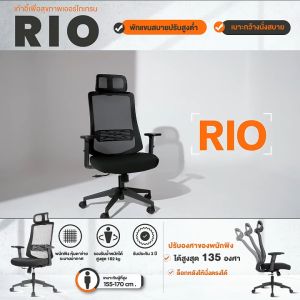 Ergotrend เก้าอี้เพื่อสุขภาพเออร์โกเทรน รุ่น RIO