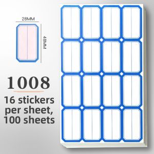 NAIFUNA | Self-Adhesive Waterproof Name Writing Classification Marker Stickers