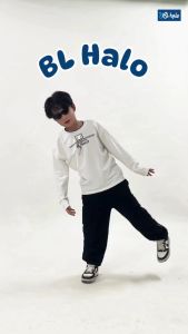 Bộ Dài Tay Bé Trai 2-9 Tuổi (8-38Kg) BL HALO Bộ Thu Đông Bé Trai Áo Thun Dài Tay Quần Kaki Phong Cách Cá Tính QDK11APD14