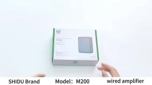 SHIDU Mini Portable Voice Amplifier Megaphone Booster with Wired Microphone Loudspeaker Speaker Rechargeable Amplifier for Teachers