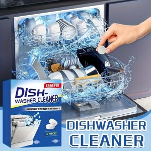 10/20pcs Dishwasher Cleaner Deep Cleaning Kitchen Utensils and Tableware Stain Remover Effectively Eliminates Grease and Odors