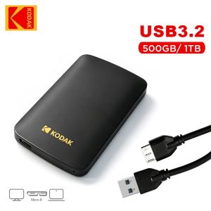 Kodak | Ổ Cứng Di Động Kodak P150 5Gbps USB3.0 500G/1TB Dung Lượng Lưu Trữ Lớn Dành Cho PS4/Xbox/PC - Ổ Cứng Gắn Ngoài