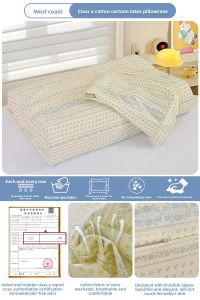 MUSHABAI | Cotton Pillowcase Set 40x60 Latex Pillowcase Memory Pillow Inner Cover 30x50
