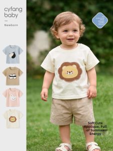 CAIYINGFANG | Cotton Cartoon Summer T-shirt