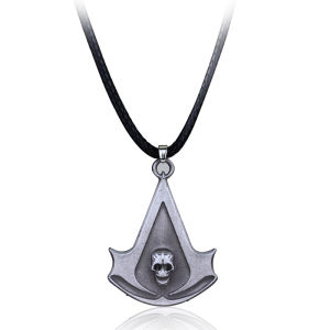 Fashion Charm Chain Stainless Steel Assassin Syndicate Creed Pendant Game Movie Anime Cosplay Necklace Men Women Jewelry Gift