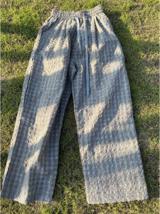 Quần Ống Rộng Mùa Hè Mỏng Rộng Rãi Cho Nam Quần Dài Ống Đứng Quần Ống Loe Tay Lửng Phong Cách Thường Ngày Thoải Mái Thoáng Khí