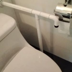 💕 T แสตนเลส 304 หุ้มพลาสติก ราวจับห้องน้ำเรืองแสง ราวจับสีขาว อย่างดี บริการโปรโมชั่น ABYS