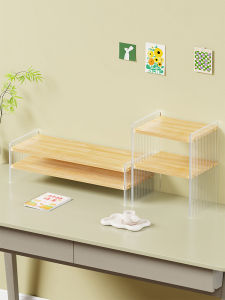 Acrylic Computer Elevation Stand Display Holder Office Keyboard Storage Tray Desktop Organizer Acrylic Material Office Decor
