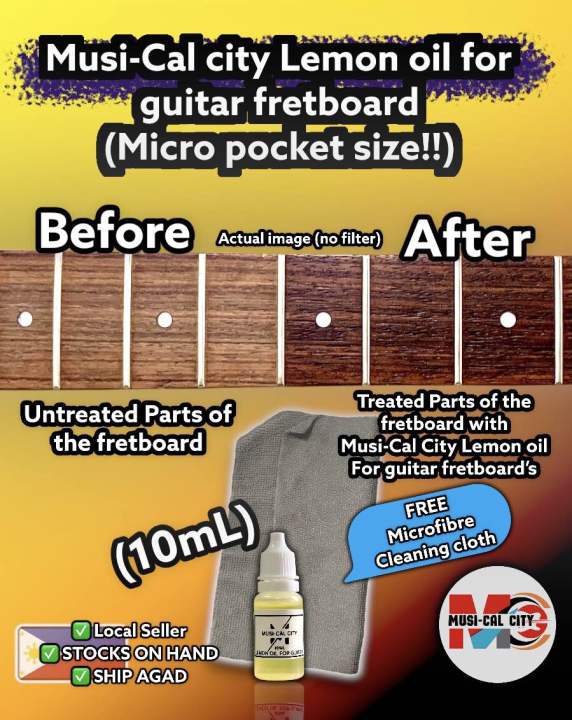 Lemon oil for guitar fretboard, All Purpose Guitar Cleaner, Fret Magic