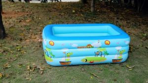 Swimming Pool for Kids Inflatable Swimming Pool 1.2m/1.5m/1.8m /2.1m Thickened Inflatable Family Pool For Children Kids Baby Bath Showering Water Pool For Girls Boys have Free Gift Kolam Renang kolam mandi kanak kanak besar 游泳池