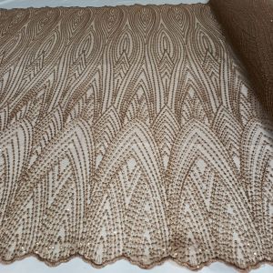 Tulle bordir full payet Motif elisab salur Murah!