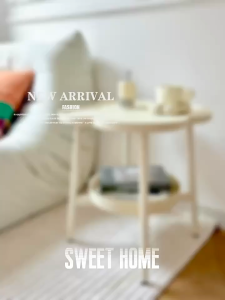 Four-Leaf Clover Small Coffee Table Sofa Side Bedroom Coffee Small Table Simple Modern Coffee Table Coffee Table 四叶草桌咖啡桌