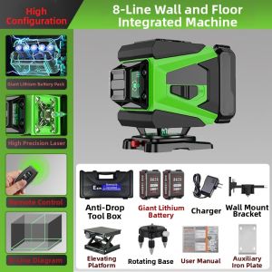 CHUANGYI | High Precision Self-leveling Level 12 Infrared Laser