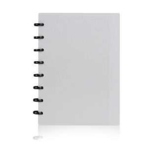 EAGLE Discbound Notebook A5 Size Customizable Notebook Junior Size Poly Cover 60 Sheets Ruled/Lined Pages