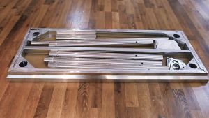 ส่วนลดร้านใหม่ โต๊ะพับสแตนเลส  kitchen stainless table รุ่นหนา2ชั้น โต๊ะสแตนเลส สแตนเลส304ทั้งตัว 120x50x85ซม โต๊ะทำงานส โต๊ะเตรียมอาหาร โต๊ะ โต๊ะอเนกประสงค์ โต๊ะวางเตาแก๊ส โต๊ะครัว โต๊ะวางเตาแก๊ส โต๊ะอเนกประสงค์