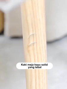 Meja Makan Kayu Solid & Desain Minimalis