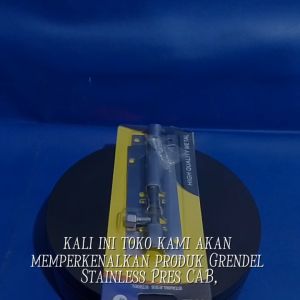Grendel Stainless Press CAB Anti Karat Slot Pintu jendela lemari dll