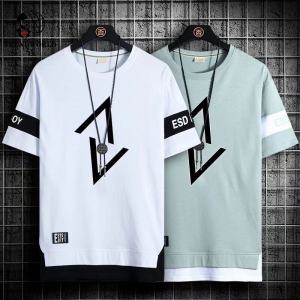 New Men s T shirt Summer Street Clothing Printed T shirt Casual Mens Clothing Harajuku Short Sleeve Top T shirt Men s