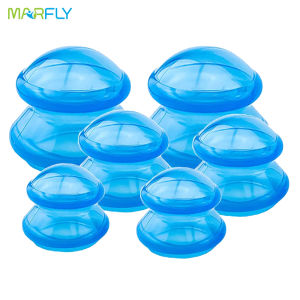Anti-cellulite Silicone Suction Cup Ventosas Massage Body Cups Vacuum Cupping Therapy Set Masajeador Face Sucker Slimming Jars
