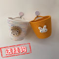 Giá Treo Tường Bằng Vải Cotton Phong Cách Bắc Âu Cartoon Để Lưu Trữ Đồ Dùng Sinh Hoạt Hàng Ngày Cho Học Sinh Ký Túc Xá Giá Treo Đồ Dùng Đa Năng. 