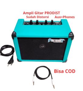 Ampli Gitar Listrik - Ampli gitar Sudah distorsi -Amplifier  mini 4 inch