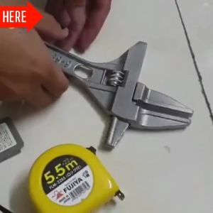 Mỏ lết miệng rộng 68mm tiện dụng Mỏ lếch miệng rộng hợp kim nhôm bền bỉ cờ lê đa năng vặn ống nước