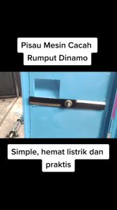 Pisau pencacah rumput pakan ternak mesin gerindasanyo 25cm dan as 1012mm