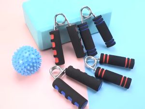 Bunmo Sponge Wrist Grip A Type Foam Hand Grippers Fitness Grip Forearm Heavy Strength Grips Arm Exercise Wrist Grip