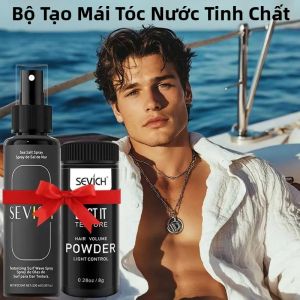 Bộ Sản Phẩm Xịt Tạo Kiểu Tóc Easy Mist Sea Salt - Tạo Kiểu Tóc Xoăn Bồng Bềnh Như Tóc Biển Cho Nam & Nữ Giữ Nếp Lâu Dài
