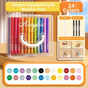 MINGZHUO | Non-toxic Washable Soft-tip Watercolor Pens