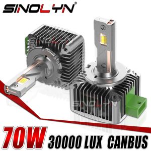 Sinolyn LED Headlight Bulbs D1S D2S D2R D3S D4S D4R D5S D8S Car LED Lamp For Replacing Original HID Bulb Canbus Lamp Plug &Play