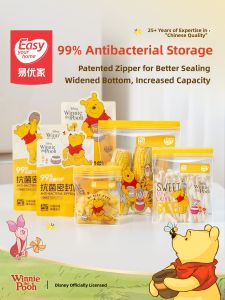 Easy Your Home Food Grade Self-Sealing Fresh-Keeping Bag Baby Complementary Food Portioning Bag Fridge Dense Bag Antibacterial