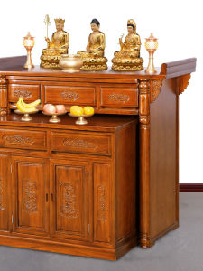 WANGJIXIANG | Modern New Chinese Style Household Solid Wood Altar